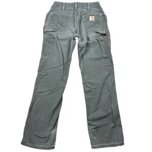 Carhartt Green Cargo Utility Carpenter Straight Pants